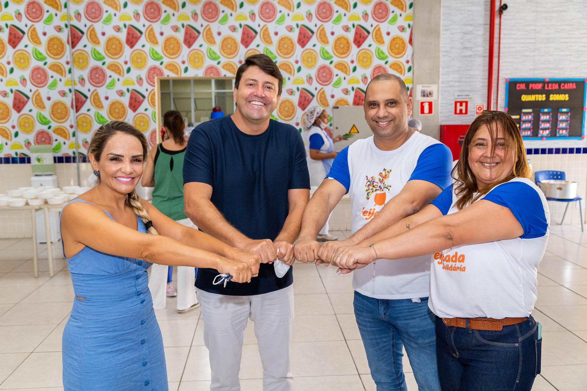 Prefeito Marcos Tonho Participa Da Primeira Feijoada Solid Ria De Do Fundo Social De