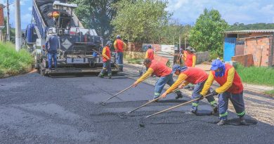 Programa de pavimentação beneficia moradores do Refúgio e do Suru em Santana de Parnaíba