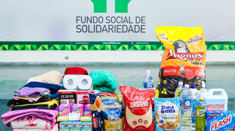 Fundo Social de Solidariedade arrecada doações para vítimas das chuvas no Rio Grande do Sul