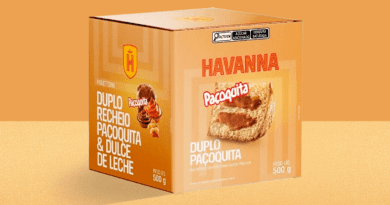 Havanna lança panetone recheado de paçoquita e doce de leite com venda exclusiva em lojas do Assaí