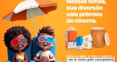 ‘Promoção Férias no Kinoplex’ é a mais nova ação promocional da redeA promoção com prêmios exclusivos é válida para todos os cinemas Kinoplex