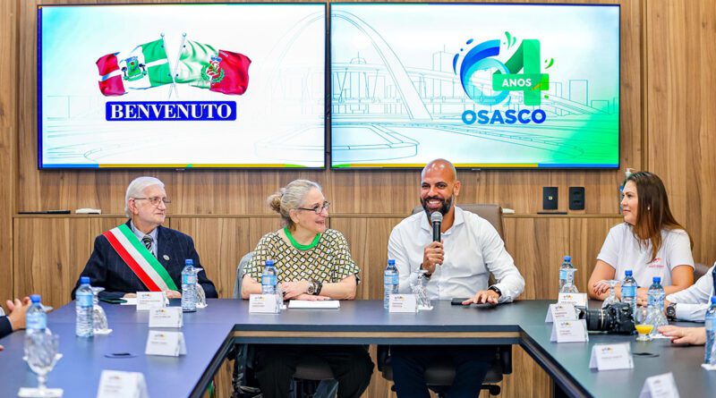 Osasco reforça laços históricos com cidade-irmã na Itália Osasco reforça laços históricos com cidade-irmã na Itália