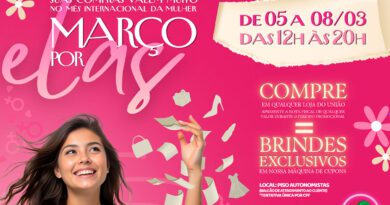 Shopping União de Osasco promove ação “Março por Elas” no Dia da Mulher