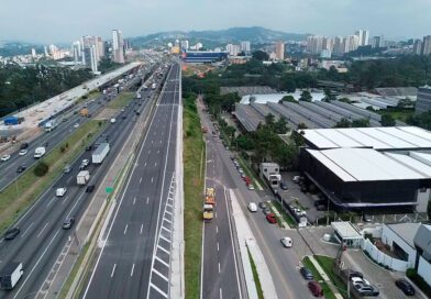 Circulação na Ponte Guilherme de Almeida é liberada no sentido interior em Barueri