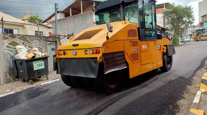 Programa de recapeamento avança no Jardim Paulista e na região central de Barueri