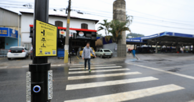 Nova tecnologia em faixas de pedestres aumenta segurança no trânsito em Santana de Parnaíba Nova tecnologia em faixas de pedestres aumenta segurança no trânsito em Santana de Parnaíba