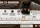 Linha 22-Marrom do Metrô avança e vai ligar São Paulo a Osasco e Cotia Linha 22-Marrom do Metrô avança e vai ligar São Paulo a Osasco e Cotia