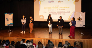 Barueri apresenta novo Programa Pós-Aposentadoria durante evento em homenagem aos servidores aposentados Barueri apresenta novo Programa Pós-Aposentadoria durante evento em homenagem aos servidores aposentados
