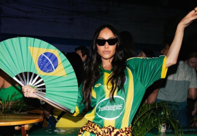 Sabrina Sato e bateria da Vila Isabel comandam festa da Havaianas na estreia do Brasil