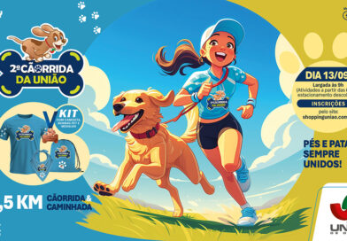 Shopping União de Osasco abre inscrições para a 2ª Cãorrida da União com percurso para tutores e pets Shopping União de Osasco abre inscrições para a 2ª Cãorrida da União com percurso para tutores e pets