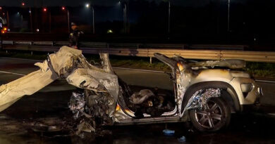 Três pessoas morrem após carro explodir em grave acidente na Rodovia Castello Branco, em Osasco