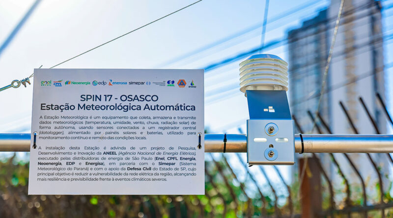 Osasco agora conta com estação meteorológica Osasco agora conta com estação meteorológica