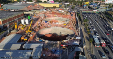 Linha 4-Amarela avança com escavações da futura Estação Taboão da Serra