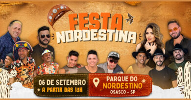 Osasco realiza 1ª Festa Nordestina no Parque do Nordestino no próximo domingo