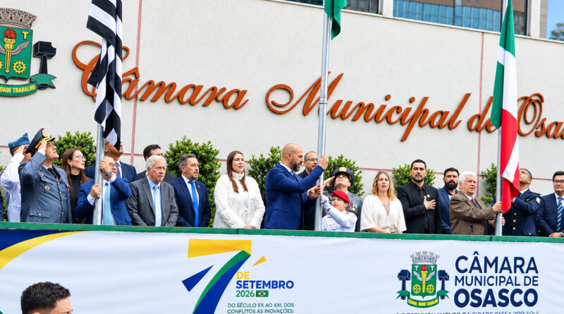 Osasco celebra Independência do Brasil com hasteamento das bandeiras e desfile cívico-militar Osasco celebra Independência do Brasil com hasteamento das bandeiras e desfile cívico-militar