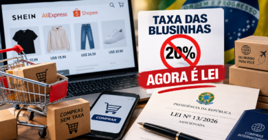 Sancionada lei que acaba com a “taxa das blusinhas”